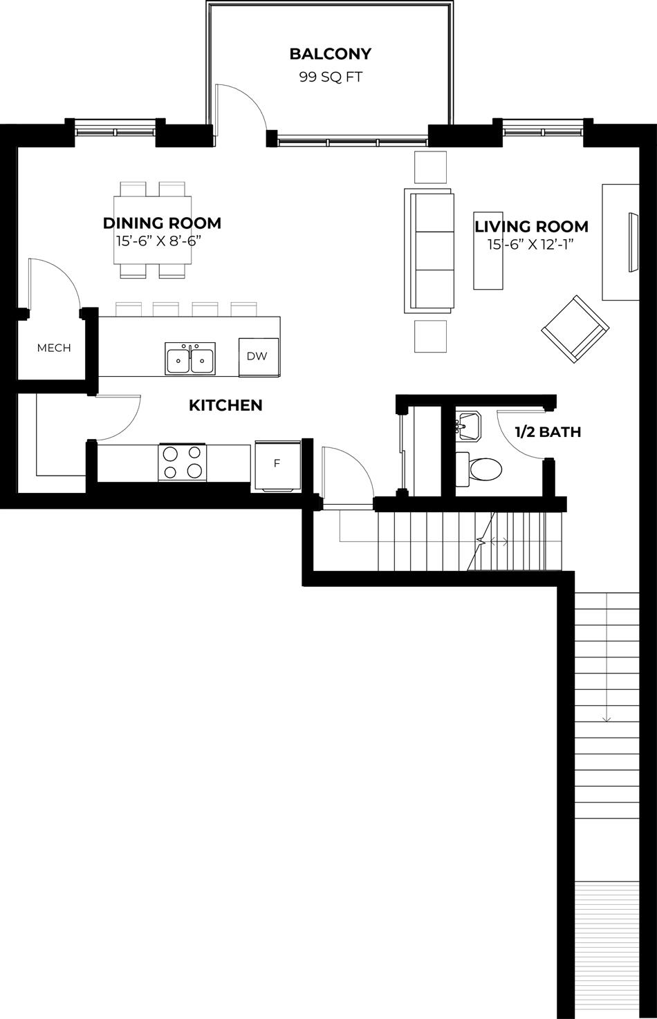 Blackline - Main Floor
